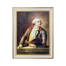 Oil on Canvas 30x40 cm Reproduction Portrait Santerre Made in Italy