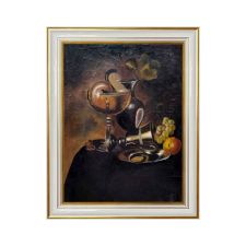Frame Oil Table 30x40 cm Still Life Dutch Baroque Made in Italy