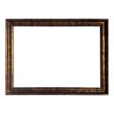 Frame 70x50 cm Burnished Wood and Gold for Paintings and Canvases Handmade in Italy