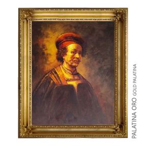 Handgeschilderd Olieverfschilderij op Doek 40x50 cm Rembrandt Stijl Made in Italy
