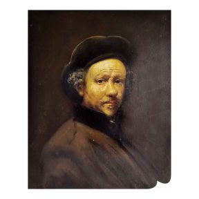 Olieverf op Ambachtelijk Doek 40x50 cm Barokportret Made in Italy