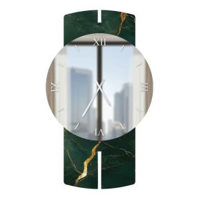 Stone Collection Circular Marble Watch 1 Glossy Resin Made in Italy