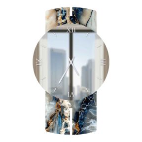 Stone Collection Circular Marble 2 Glossy Resin Watch Made in Italy