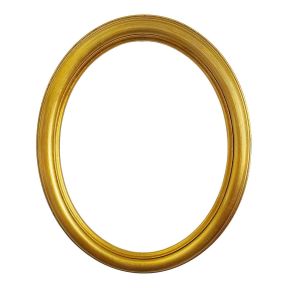 Handcrafted Oval Wooden Frame 7 Sizes 4 Different Colors Made in Italy