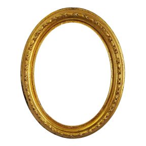 Oval Frame with Braid in 4 Colors and Different Sizes Made in Italy