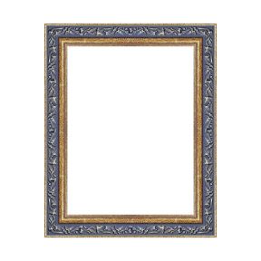 Handcrafted Frame Giudetta Floral Burnished Gold Pictures Made in Italy