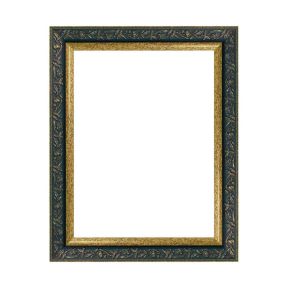 Cornice Artigianale Tirrena Floreale Oro Brunito Quadri Made in Italy