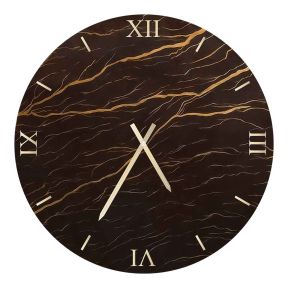 Moor Head Resin Wall Clock Gold ORL 020 Made in Italy
