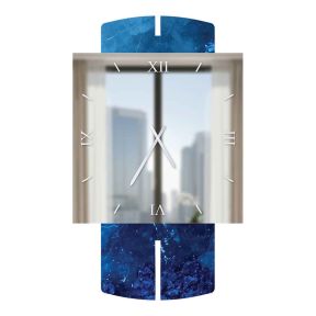 Stone Collection Square Marble 7 Glossy Resin Watch Made in Italy