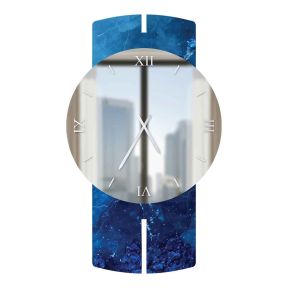 Stone Collection Circular Marble 7 Glossy Resin Watch Made in Italy